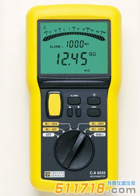 法國(guó)CA CA6533數(shù)字絕緣測(cè)試儀-500V