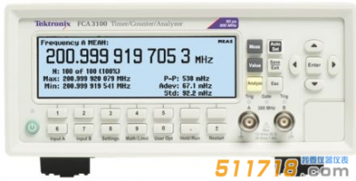美國Tektronix(泰克) FCA3100定時(shí)器/計(jì)數(shù)器/分析儀