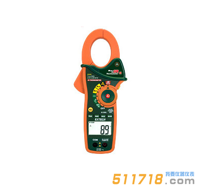 美國(guó)EXTECH EX840 1000A交流/直流真有效值鉗/數(shù)字萬用表+紅外測(cè)溫儀