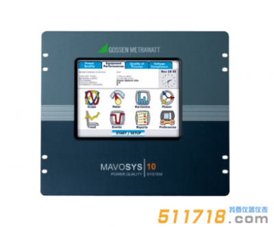 德國GMC-I Mavosys 10在線型電能質(zhì)量分析儀