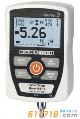 美國Mark-10 M3系列數(shù)顯測(cè)力計(jì)/推拉力計(jì)