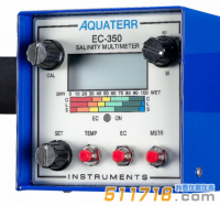 美國(guó)Aquaterr EC-350土壤水分鹽分溫度速測(cè)儀