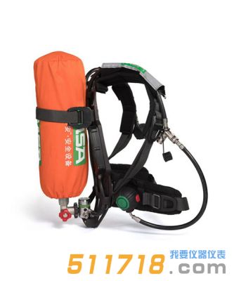 美國(guó)MSA 10154730 AG2100空氣呼吸器 BTIC氣瓶無表 6.8L